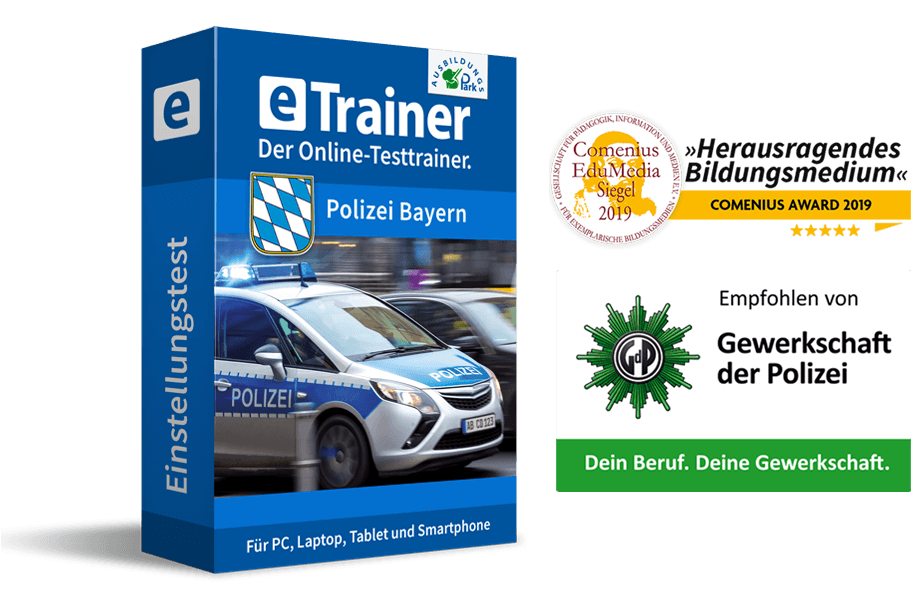 eTrainer Polizei Bayern: Jetzt online üben!